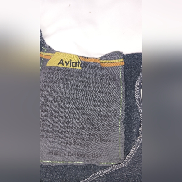 Aviator Nation smiley face grey tank - Picture 2 of 2